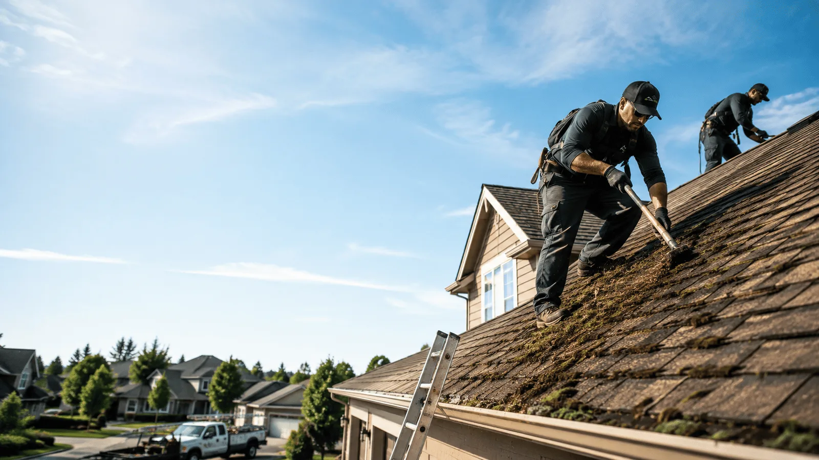 Roof Moss Removal in Bentley, MI near me